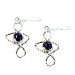 Lapis-Lazuli-Italian-Joaquina-Solitaire-Dangle-Blue-Sterling-Silver-Earring