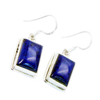 Lapis-Lazuli-Middle-Eastern-Julia-Solitaire-Dangle-Blue-925-Sterling-Silver-Earring