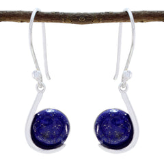 Lapis-Lazuli-Spanish-Lorena-Solitaire-Dangle-Blue-925-Silver-Earring
