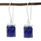 Lapis-Lazuli-French-Lucia-Solitaire-Dangle-Blue-Sterling-Silver-Earring