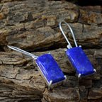 Lapis-Lazuli-German-Luisa-Solitaire-Dangle-Blue-925-Sterling-Silver-Earring
