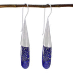 Lapis-Lazuli-Turkish-Naomi-Solitaire-Dangle-Blue-Sterling-Silver-Earring