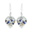Lapis-Lazuli-Turkish-Patricia-multiple-Dangle-Blue-Sterling-Silver-Earring