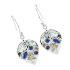 Lapis-Lazuli-Turkish-Patricia-multiple-Dangle-Blue-Sterling-Silver-Earring