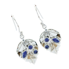 Lapis-Lazuli-Turkish-Patricia-multiple-Dangle-Blue-Sterling-Silver-Earring