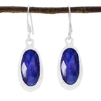 Lapis-Lazuli-Mexican-Rebeca-Solitaire-Dangle-Blue-925-Silver-Earring