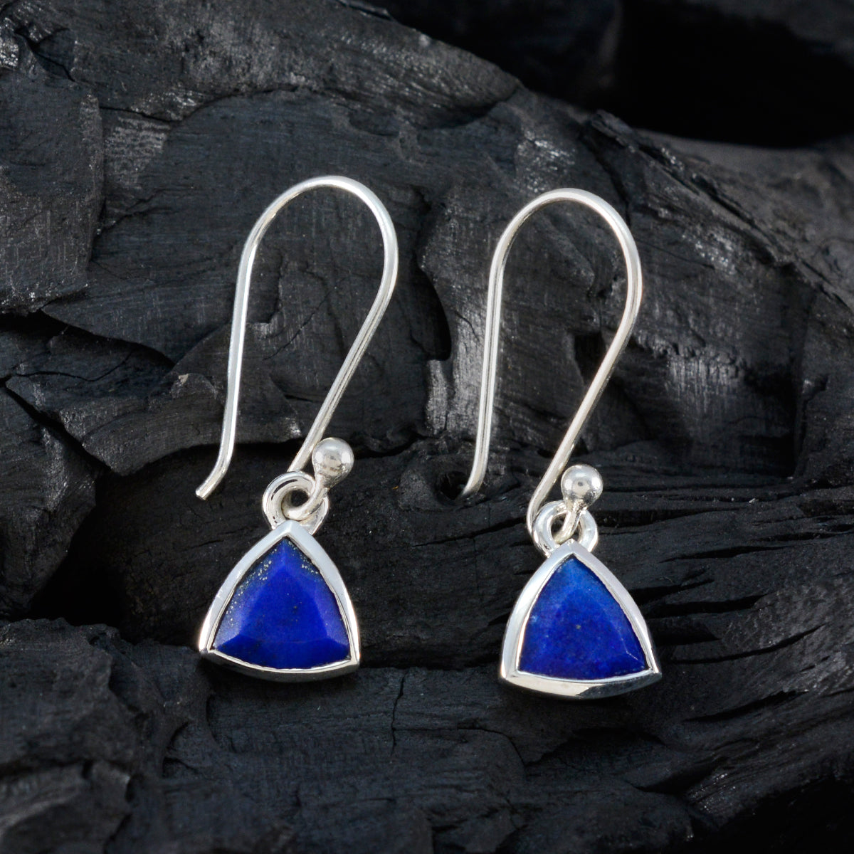 Lapis-Lazuli-American-Autumn-Solitaire-Dangle-Blue-92.5-Silver-Earring