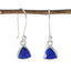 Lapis-Lazuli-American-Autumn-Solitaire-Dangle-Blue-92.5-Silver-Earring