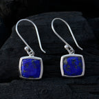 Lapis-Lazuli-Latin-American-Sara-Solitaire-Dangle-Blue-Silver-Earring