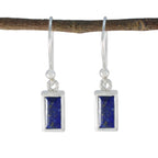 Lapislazuli-Korean-Lucy-Solitaire-Dangle-Blue-92.5-Silber-Ohrring