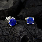 Lapis-Lazuli-Italian-Alina-Solitaire-Stud-Blue-92.5-Silver-Earring