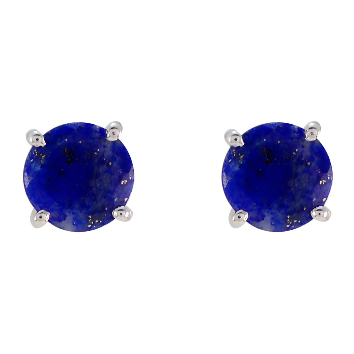 Lapis-Lazuli-Italian-Alina-Solitaire-Stud-Blue-92.5-Silver-Earring メイン画像