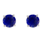 Lapis-Lazuli-Italian-Alina-Solitaire-Stud-Blue-92.5-Silver-Earring