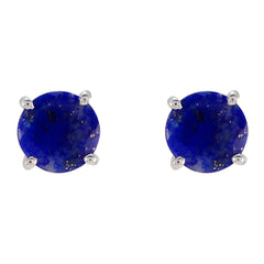 Lapis-Lazuli-Italian-Alina-Solitaire-Stud-Blue-92.5-Silver-Earring