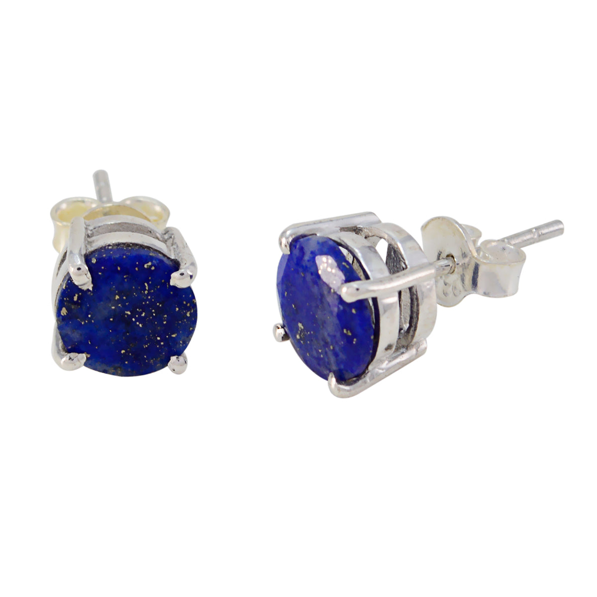 Lapis-Lazuli-Italian-Alina-Solitaire-Stud-Blue-92.5-Silver-Earring