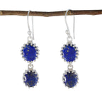 Lapis-Lazuli-Japanese-Lea-Toi-et-Moi-Dangle-Blue-Sterling-Silver-Earring