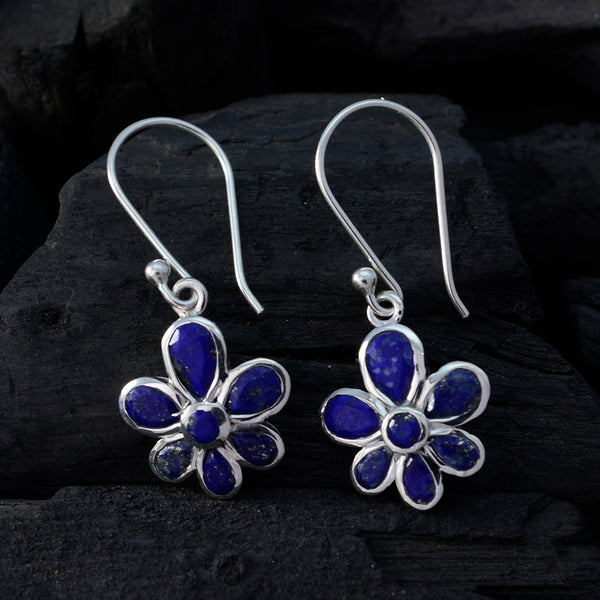 Lapis-Lazuli-African-Mei-multiple-Dangle-Blue-Sterling-Silver-Earring