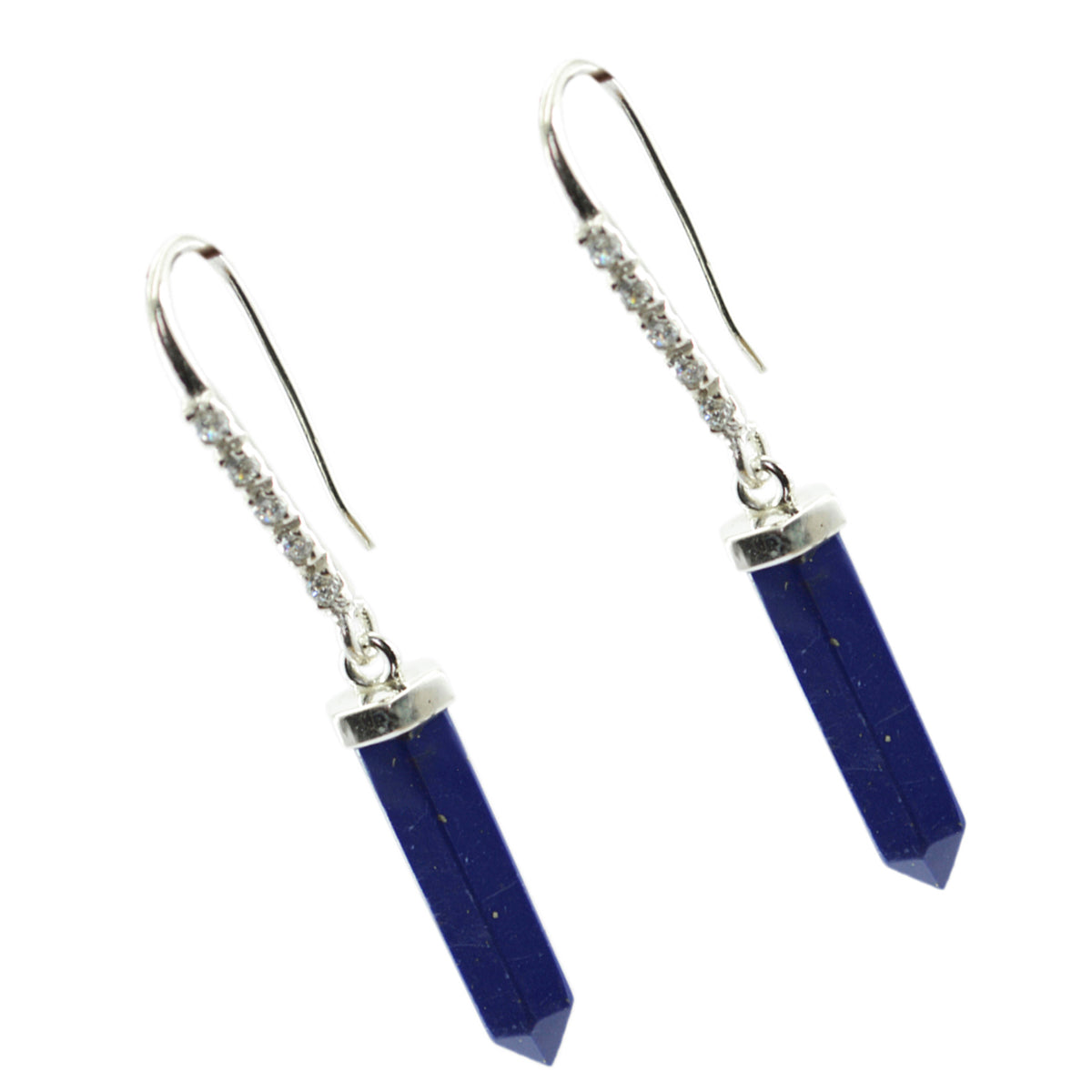 Lapis-Lazuli-Spanish-Audrey-multiple-Dangle-Blue-925-Sterling-Silver-Earring