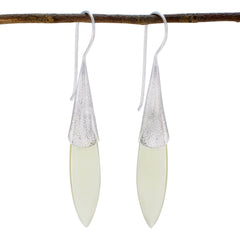 Lemon-Quartz-African-Jia-Solitaire-Dangle-Yellow-92.5-Silver-Earring