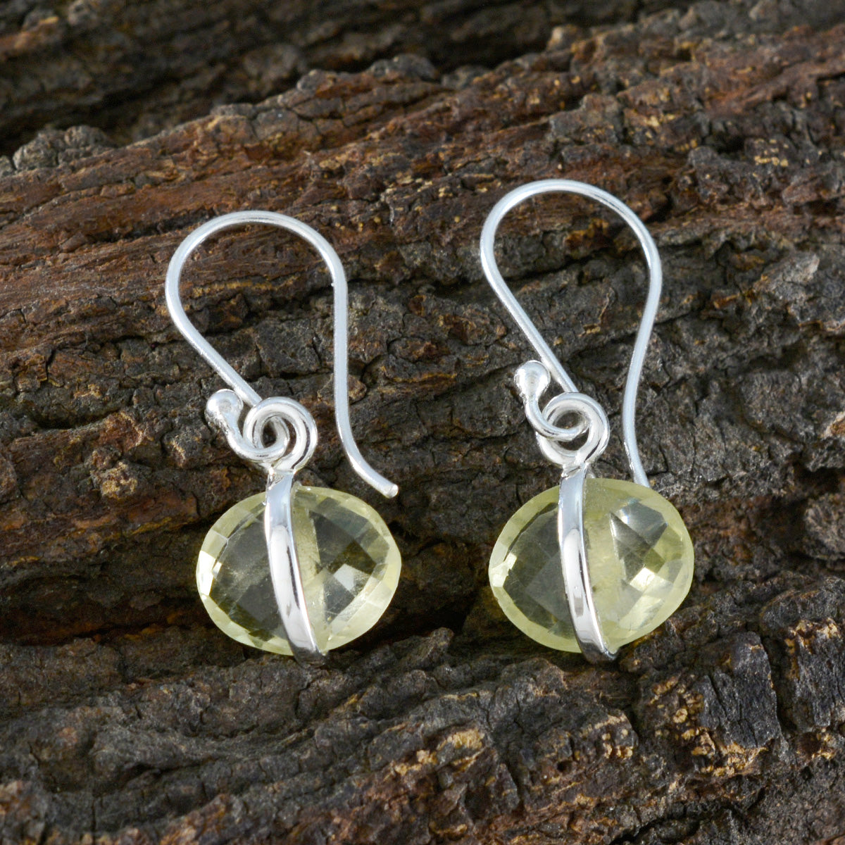 Lemon-Quartz-Russian-Lucy-Solitaire-Dangle-Yellow-92.5-Silver-Earring