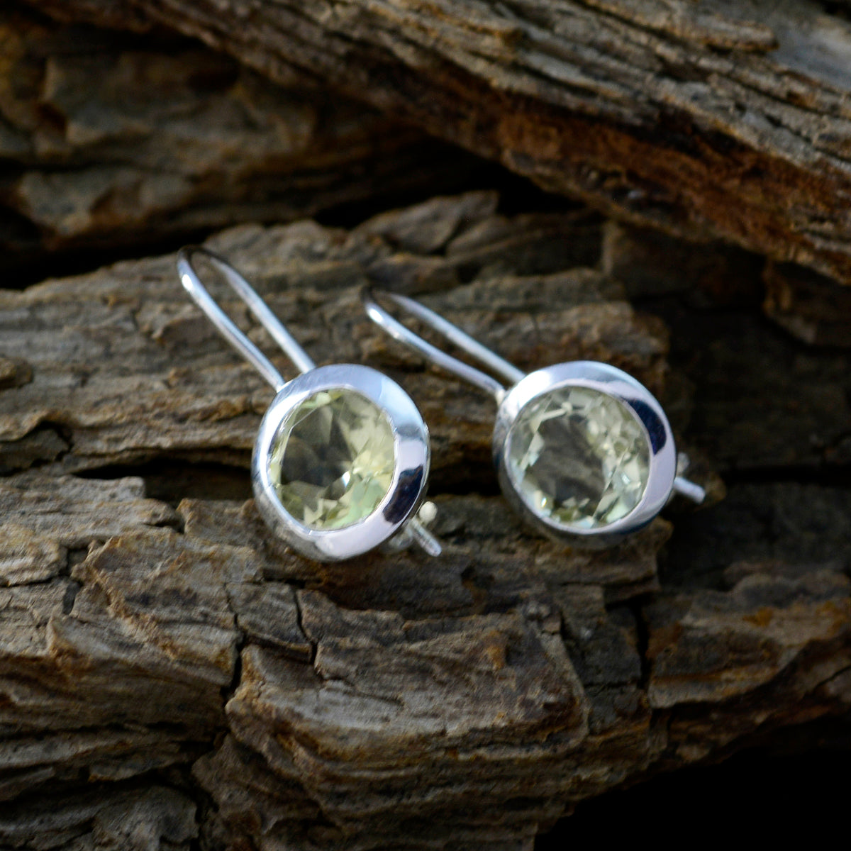 Lemon-Quartz-Middle-Eastern-Bianca-Solitaire-Dangle-Yellow-925-Silver-Earring