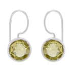 Lemon-Quartz-Middle-Eastern-Bianca-Solitaire-Dangle-Yellow-925-Silver-Earring