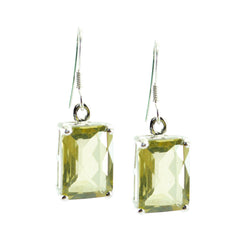 Lemon-Quartz-American-Charlotte-Solitaire-Dangle-Yellow-92.5-Silver-Earring