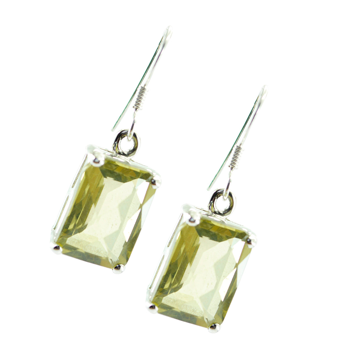 Lemon-Quartz-American-Charlotte-Solitaire-Dangle-Yellow-92.5-Silver-Earring