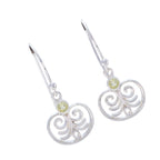 Lemon-Quartz-Japanese-Claire-Solitaire-Dangle-Yellow-925-Sterling-Silver-Earring