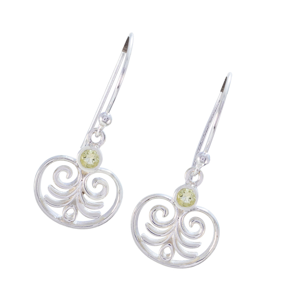 Lemon-Quartz-Japanese-Claire-Solitaire-Dangle-Yellow-925-Sterling-Silver-Earring