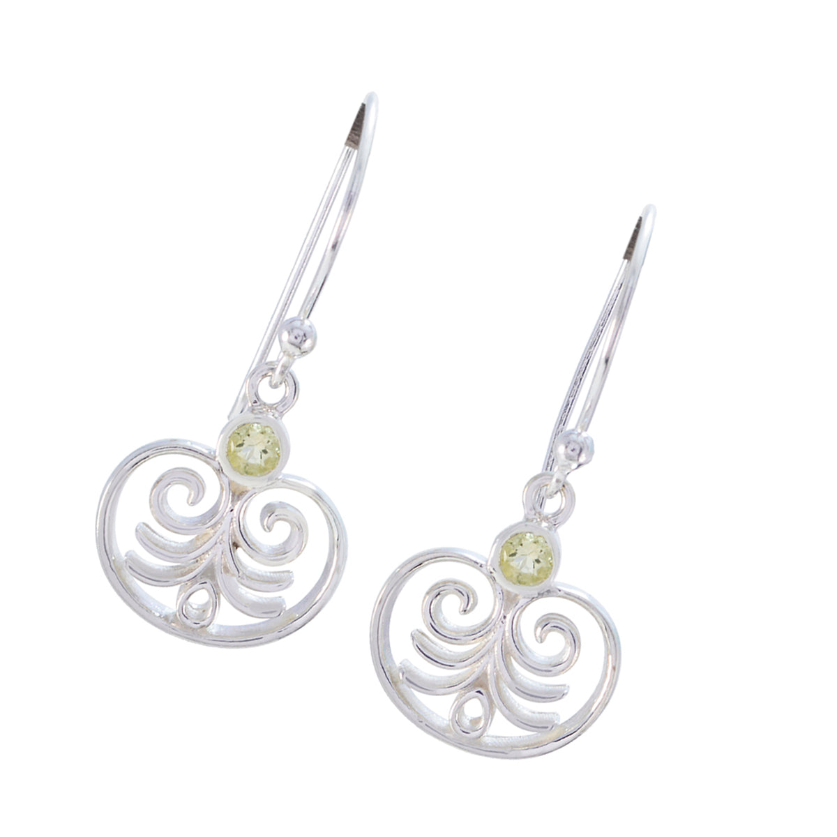 Lemon-Quartz-Japanese-Claire-Solitaire-Dangle-Yellow-925-Sterling-Silver-Earring