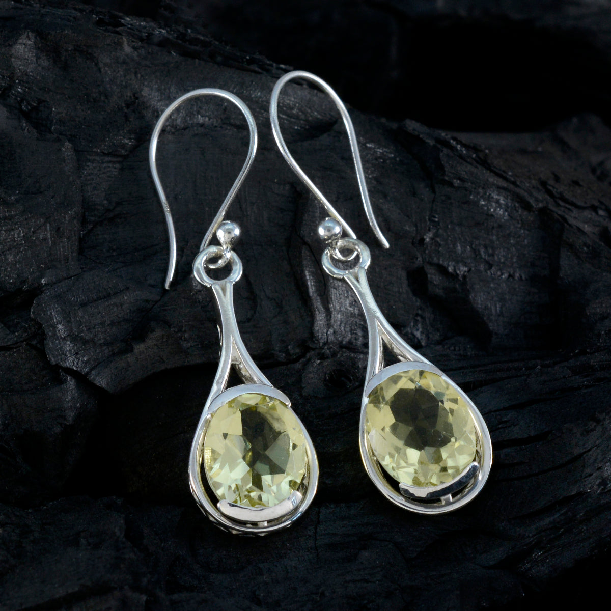 Lemon-Quartz-Turkish-Clara-Solitaire-Dangle-Yellow-925-Sterling-Silver-Earring
