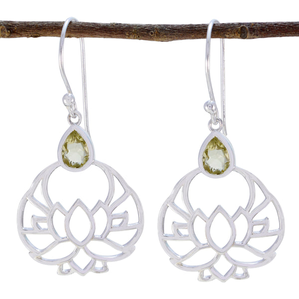 Lemon-Quartz-Middle-Eastern-Elena-Solitaire-Dangle-Yellow-Silver-Earring