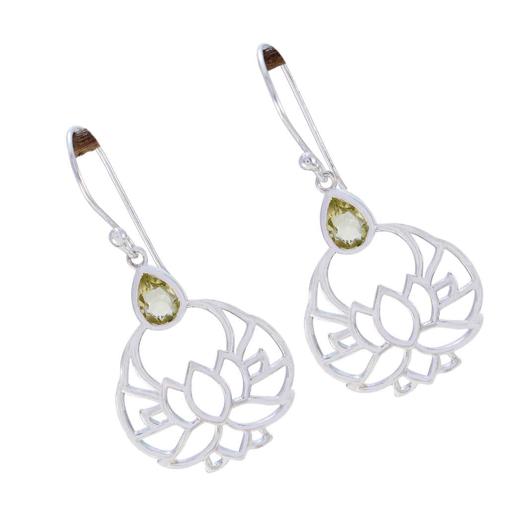 Lemon-Quartz-Middle-Eastern-Elena-Solitaire-Dangle-Yellow-Silver-Earring
