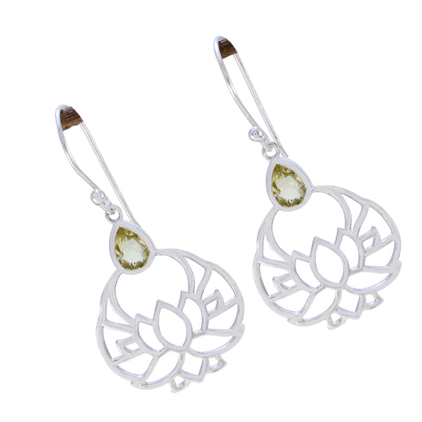 Lemon-Quartz-Middle-Eastern-Elena-Solitaire-Dangle-Yellow-Silver-Earring