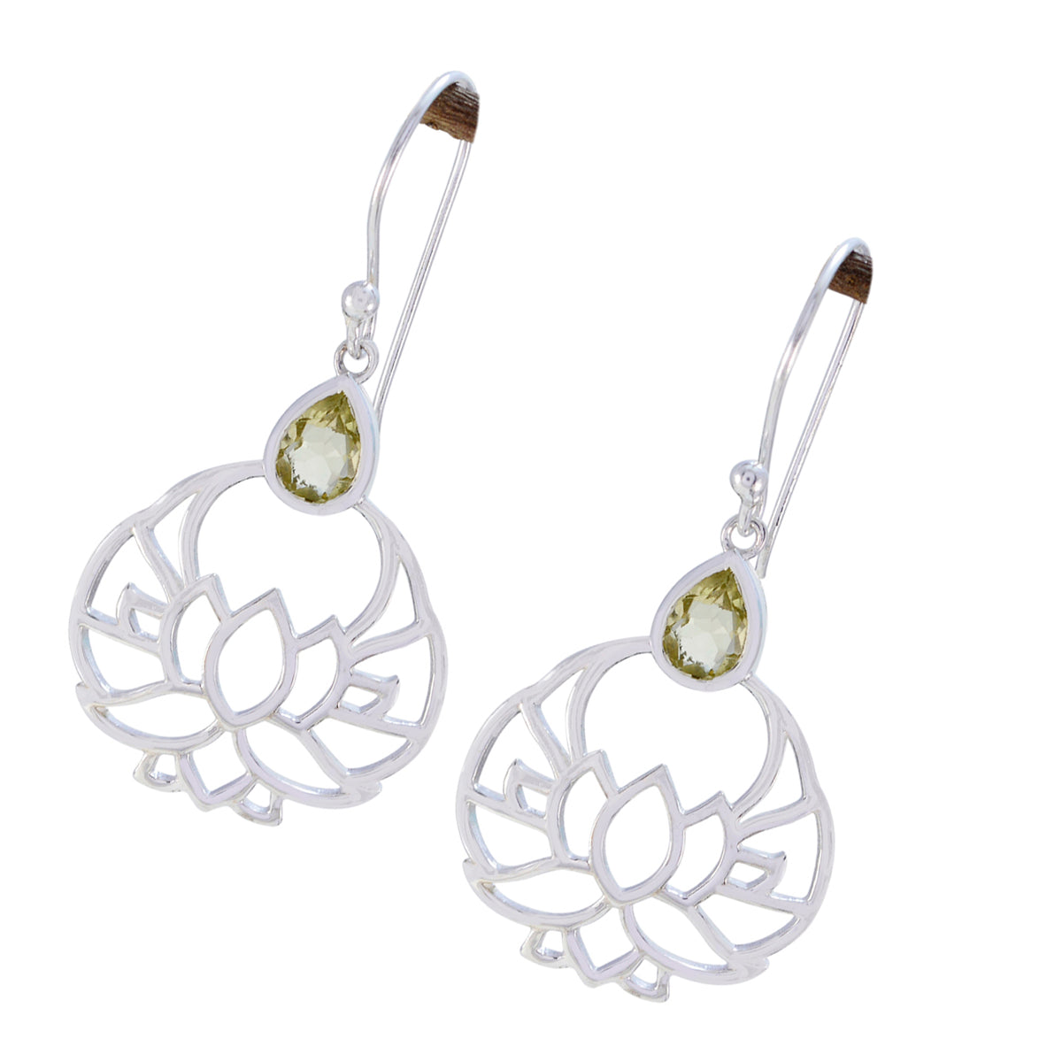 Lemon-Quartz-Middle-Eastern-Elena-Solitaire-Dangle-Yellow-Silver-Earring