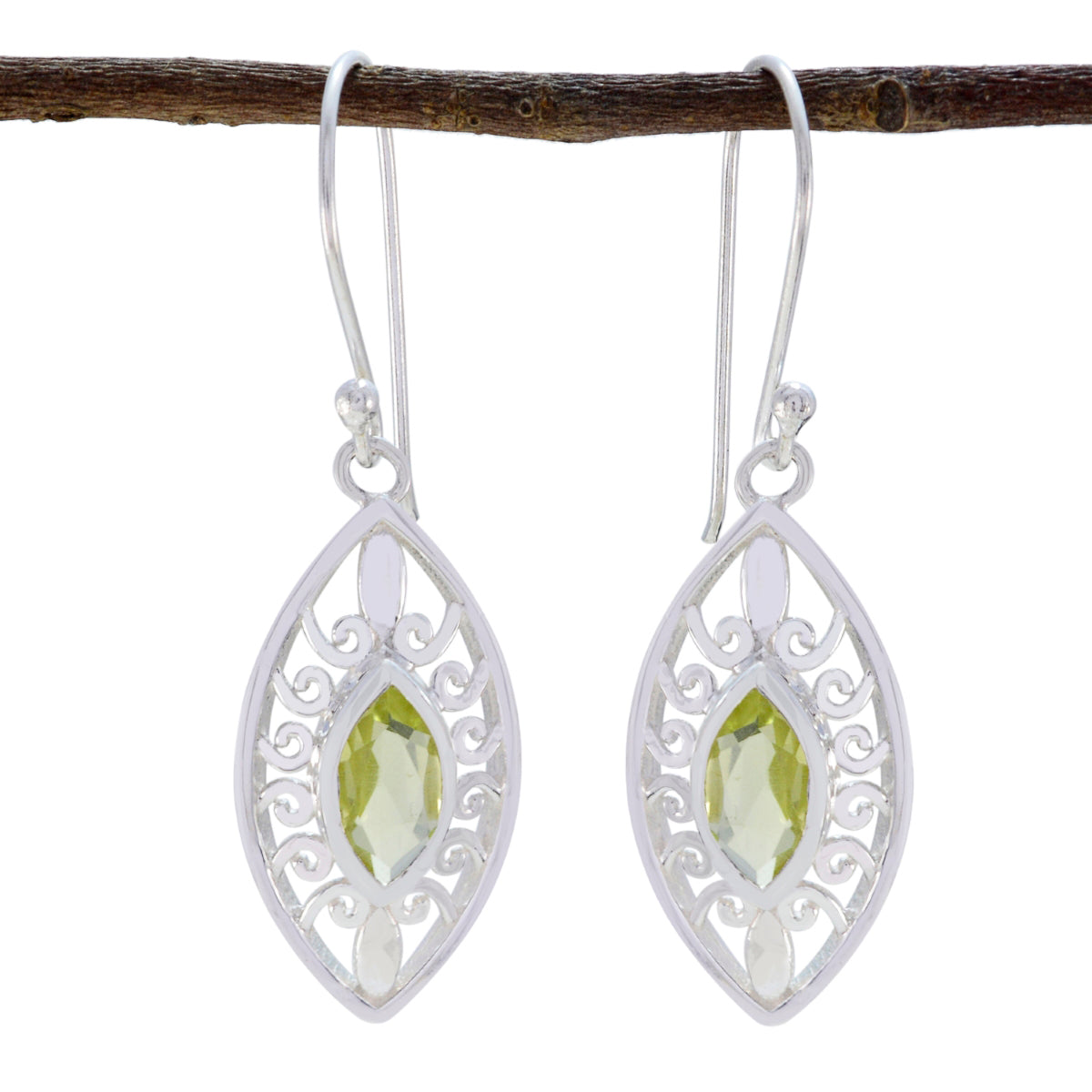 Lemon-Quartz-Mexican-Eliza-Solitaire-Dangle-Yellow-925-Silver-Earring