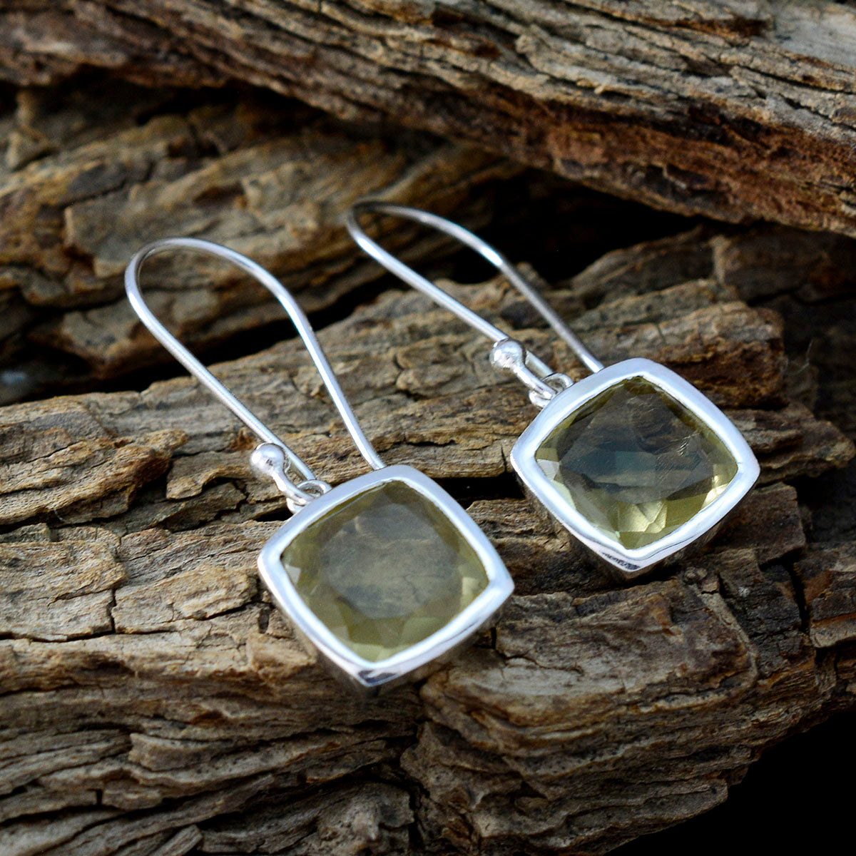 Lemon-Quartz-French-Emily-Solitaire-Dangle-Yellow-Silver-Earring