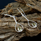 Lemon-Quartz-German-Emma-Solitaire-Dangle-Yellow-Silver-Earring