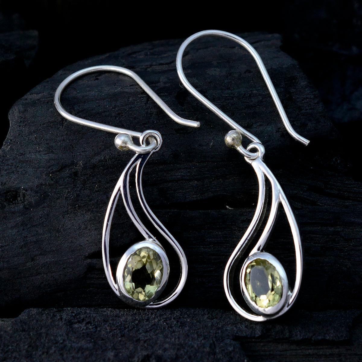 Lemon-Quartz-Russian-Evelyn-Solitaire-Dangle-Yellow-92.5-Silver-Earring