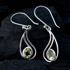 Lemon-Quartz-Russian-Evelyn-Solitaire-Dangle-Yellow-92.5-Silver-Earring