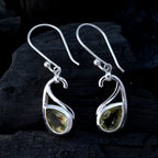 Lemon-Quartz-Moroccan-Freya-Solitaire-Dangle-Yellow-92.5-Silver-Earring