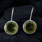 Lemon-Quartz-Mexican-Giulia-Solitaire-Dangle-Yellow-925-Silver-Earring