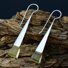 Lemon-Quartz-Egyptian-Genesis-Solitaire-Dangle-Yellow-925-Silver-Earring