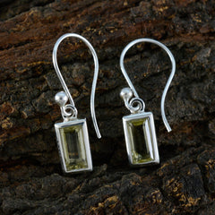 Lemon-Quartz-Japanese-Luna-Solitaire-Dangle-Yellow-925-Sterling-Silver-Earring