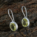 Lemon-Quartz-Egyptian-Riley-Solitaire-Dangle-Yellow-925-Silver-Earring