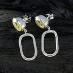 Lemon-Quartz-American-Giulia-Solitaire-Stud-Yellow-Silver-Earring