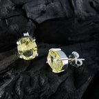 Lemon-Quartz-Turkish-Noelia-Solitaire-Stud-Yellow-925-Sterling-Silver-Earring