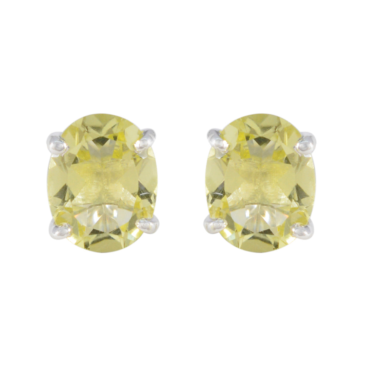 Lemon-Quartz-Turkish-Noelia-Solitaire-Stud-Yellow-925-Sterling-Silver-Earring Hoofdafbeelding