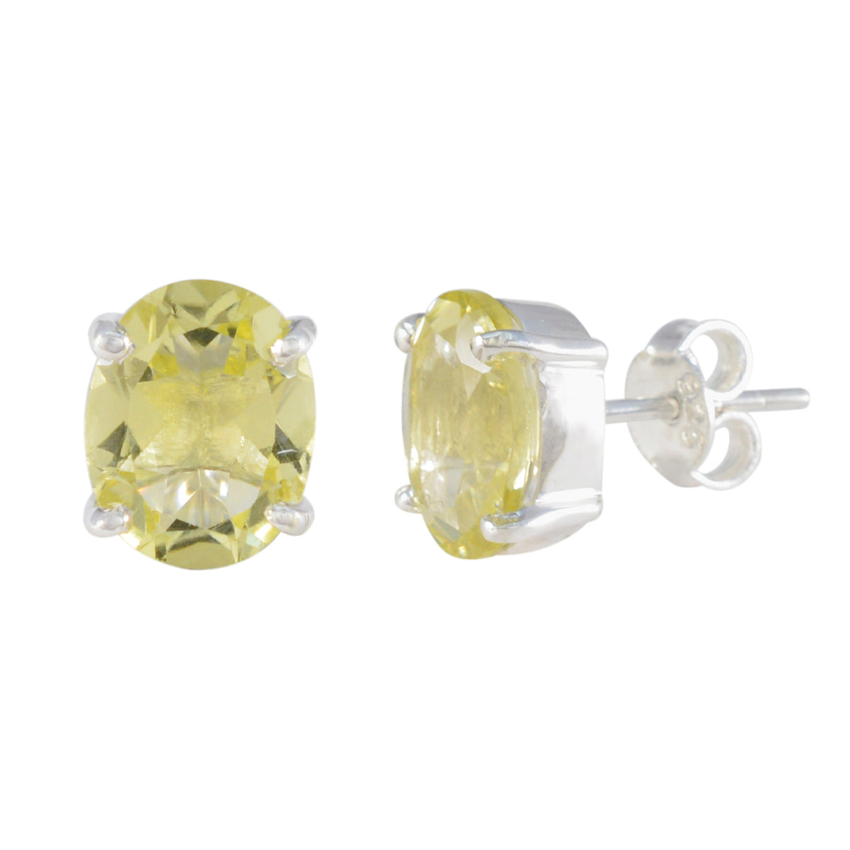 Lemon-Quartz-Turkish-Noelia-Solitaire-Stud-Yellow-925-Sterling-Silver-Earring